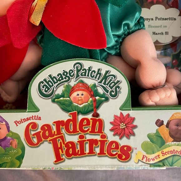 Cabbage Patch Kids Garden Fairies Poinsettia 7 3/4” Doll - Picture 2 of 5